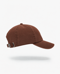 Sedona Dad Hat in brown, right side view with adjustable strap