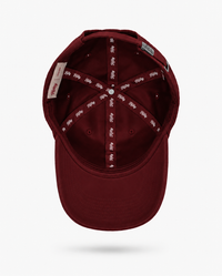 Merlot Dad Hat silk-lined interior